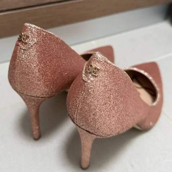 Sam Edelman Hazel Stiletto Dress Pointy Toe Pump ROSE GOLD Size 6 - Picture 5 of 6